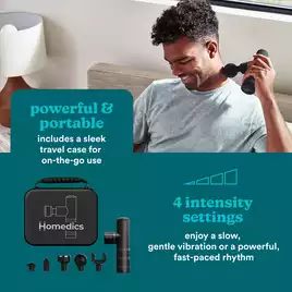HoMedics MYTI Handheld Massage Gun - Black - 5