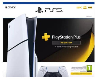 Sony PS5 Disc Console (Model Group – Slim) With PS Plus Premium 24 Month Subscription - 1