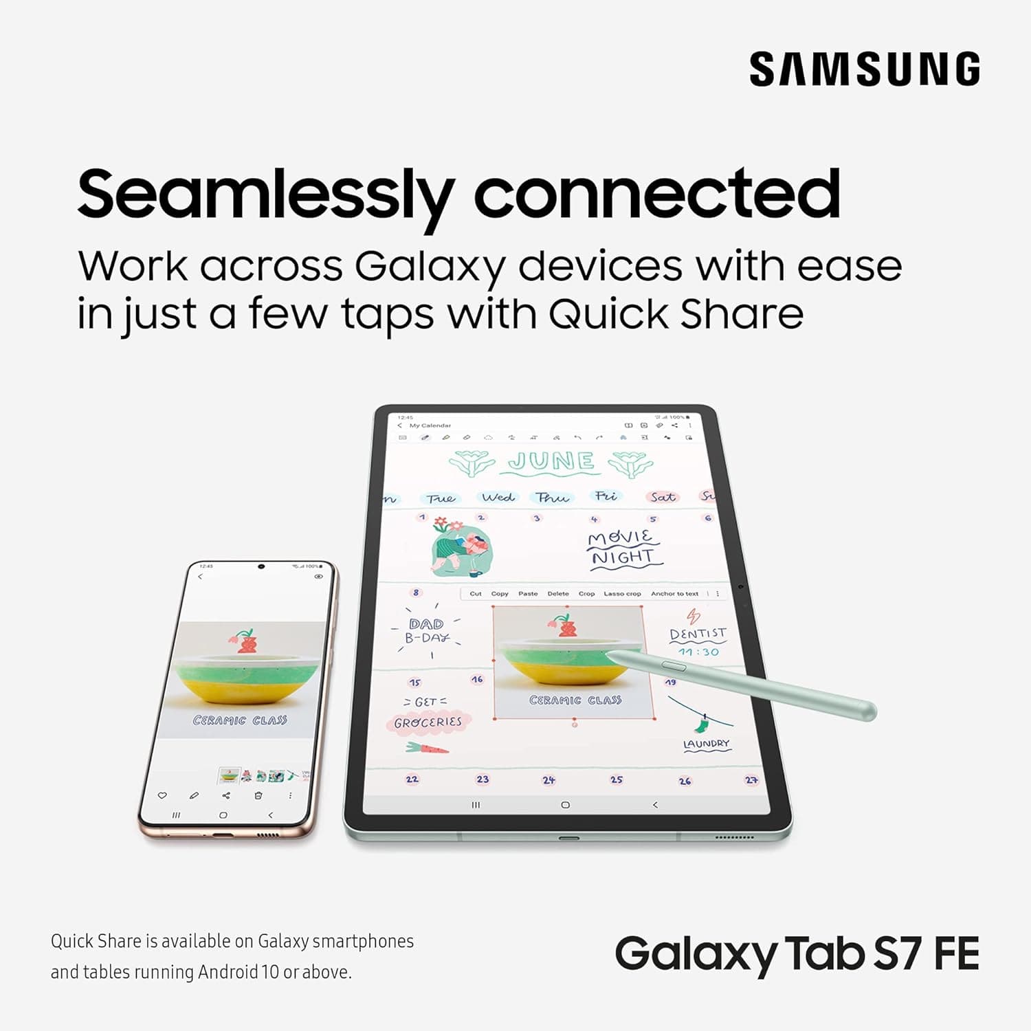 Samsung Tab S7 Fe - SM-T733 Wifi 64GB - Mystic Silver - 5