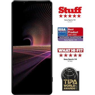Sony Xperia 1 III - 6.5" 4K HDR OLED Display - 120Hz Refresh Rate - 12GB RAM - 256GB Storage - Black - 2