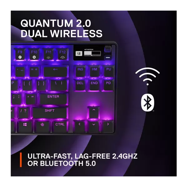 STEELSERIES Apex Pro TKL 2023 Wireless Mechanical Gaming Keyboard - Black - 4
