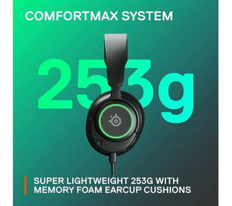 SteelSeries Arctis Nova 3 7.1 Gaming Headset - Black - 2