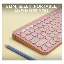 LOGITECH Pebble Keys 2 K380S Wireless Keyboard - Pink - 2