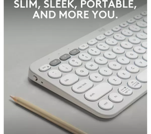 LOGITECH Pebble Keys 2 K380S Wireless Keyboard - White - 2