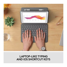 LOGITECH Combo Touch iPad 10.2" Keyboard Folio Case - Grey - 3