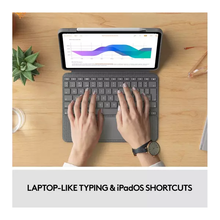 LOGITECH Combo Touch iPad Pro 11" Keyboard Folio Case - Grey (Like New) - 7