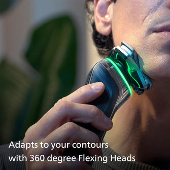 Philips Series 9000 S9974/35 Wet & Dry Electric Shaver – SkinIQ, Charging Stand, Travel Case, Dark Chrome