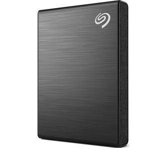Seagate One Touch SSD, 2TB, External SSD, USB 3.0, Black, 6-month DropBox and Mylio Photos 3 year Rescue Services (STKG2000400) - 1
