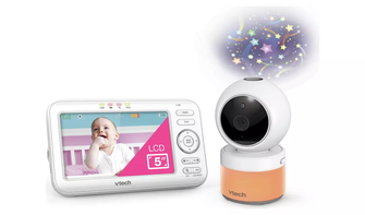 VTech Digital Baby Monitor 5in Colour Screen with Ceiling Projection - 2