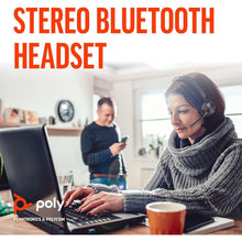 Poly - Voyager Focus 2 UC USB-C Headset with Stand (Plantronics) - Bluetooth Dual-Ear (Stereo) Headset with Boom Mic - USB-C PC/Mac Compatible - Active Noise Canceling - Works with Teams, Zoom & more - 2