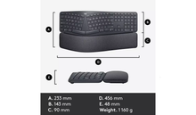 Logitech ERGO K860 Wireless Ergonomic Keyboard - Grey - 3