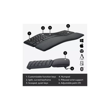 Logitech ERGO K860 Wireless Ergonomic Keyboard - Grey - 6