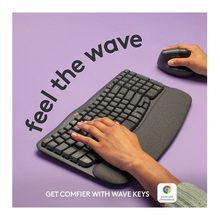 LOGITECH Wave Keys Wireless Keyboard - Graphite - 3