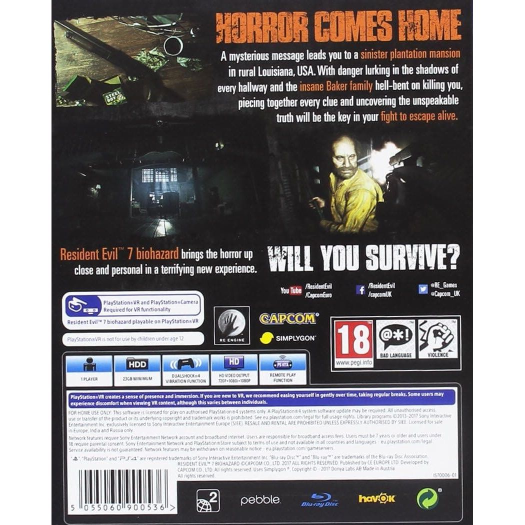 Resident Evil 7 Biohazard (PS4/PSVR) - 2