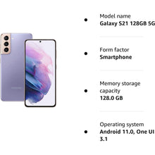 Samsung Galaxy S21 128GB 5G - Phantom Violet - Unlocked - 5