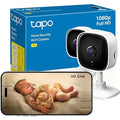 Tapo Mini Smart Security Camera, Indoor CCTV, Works with Alexa&Google Home, No Hub Required, 1080p, 2-Way Audio, Night Vision, SD Storage, Device Sharing (TC60) - 1