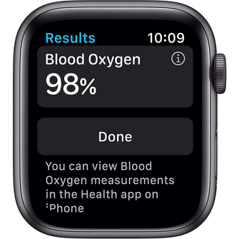 Apple Watch Series 6 Cellular - Space Grey Aluminium With Black Sports Band, 44 mm - 3