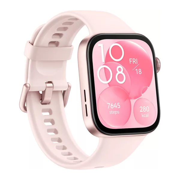 HUAWEI Watch Fit 3 - Pink, Fluoroelastomer Strap - 3