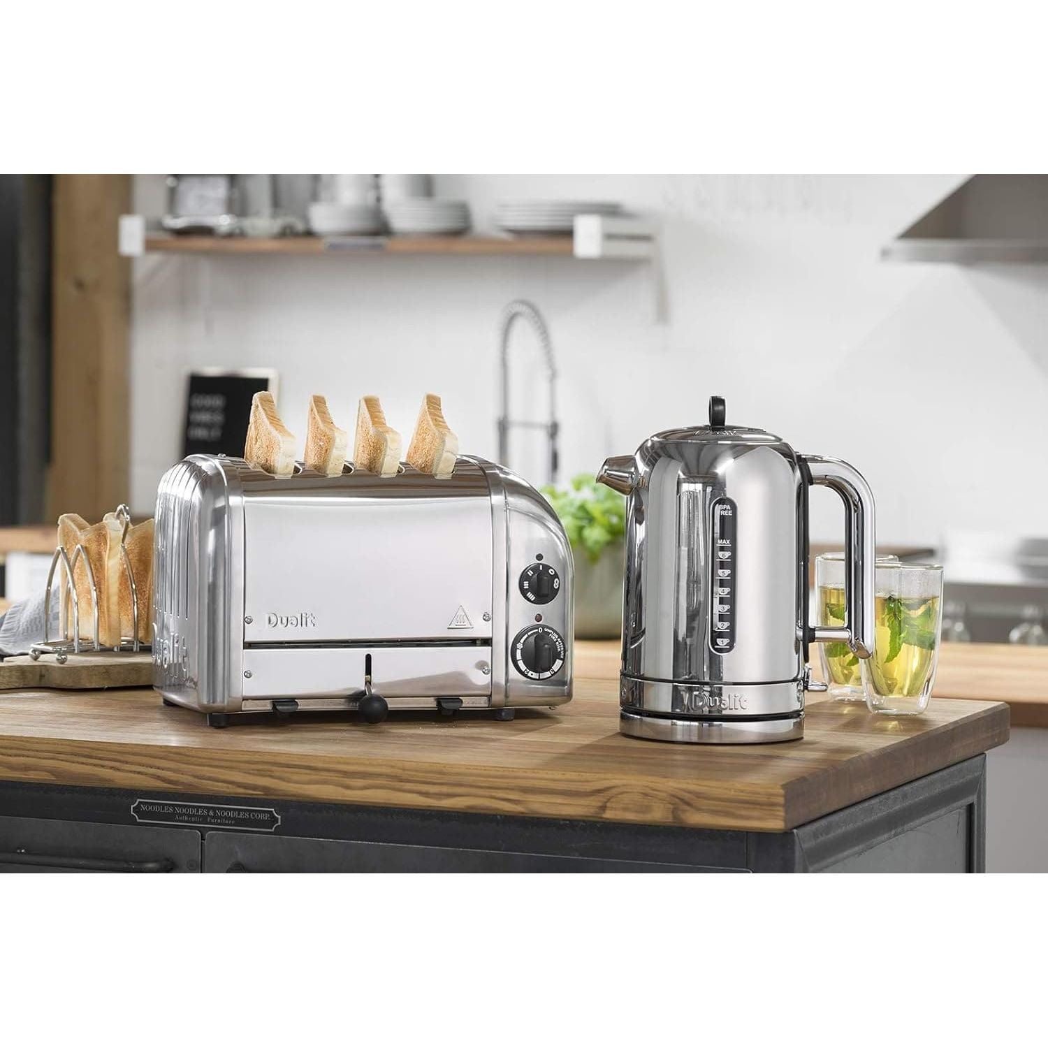 Dualit Classic 4 Slice Vario Toaster - 47030 - Stainless Steel - 6