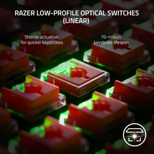 RAZER DeathStalker V2 Pro Tenkeyless Wireless Optical Gaming Keyboard White Edition - Linear (Red Switches) US Layout - 4