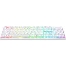 RAZER DeathStalker V2 Pro Wireless Optical Gaming Keyboard White Edition - Clicky (Purple Switches) US Layout - 1