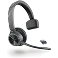 Poly Voyager 4310 UC Wireless Headset - Single-Ear Bluetooth Headset w/Noise-Canceling Boom Mic - Long Battery Life - Connect to PC/Mac/Mobile via Bluetooth - Works w/Teams, Zoom & More, Plantronics - 1