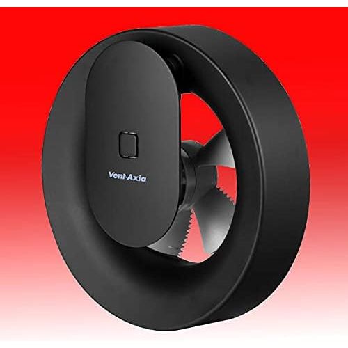 Vent Axia Svara Bluetooth Axial Fan - Black 100mm - 1