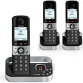 Alcatel F890 Voice Trio - Cordless Phone with answering machine and 3 Handsets - Landline Home Phones - Call Blocking Telephones - 1