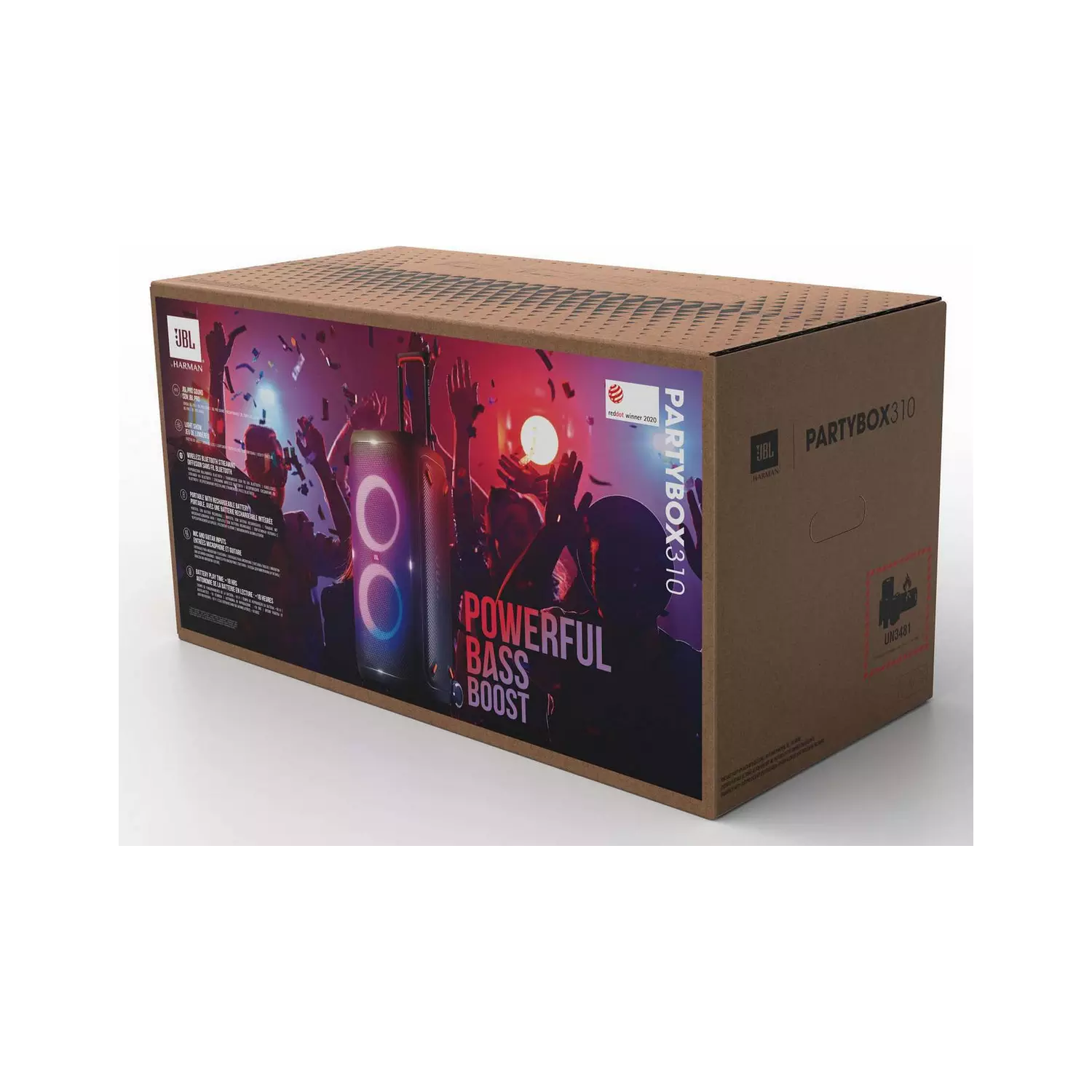JBL PartyBox 310 Bluetooth Party Speaker - Black - 5