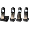 PANASONIC KX-TGC464 Cordless Phone - Quad Handsets, Black - 1