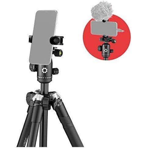 JOBY RangePod, Aluminium Traveller Camera/SmartphoneTripod with Ball Head, Universal Smartphone Clamp and Carrying Bag, for CSC,DSLR, Mirrorless, Mobile Phones, Black for Photo,Video, Vlogging - 5
