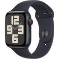 Apple Watch SE (2nd Gen, 2023) [GPS + Cellular 44mm] Smartwatch with Midnight Aluminium Case with Midnight Sport Band  - 1