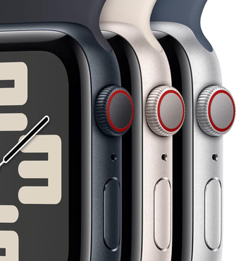 Apple Watch SE (2nd Gen, 2023) [GPS + Cellular 44mm] Smartwatch with Midnight Aluminium Case with Midnight Sport Band  - 3