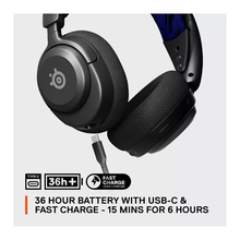 STEELSERIES Arctis Nova 4P Wireless 7.1 Gaming Headset - Black - 5