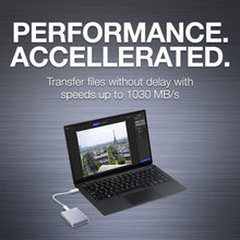 Seagate One Touch SSD, 1TB, External SSD, USB 3.0, Blue - (STKG1000402) - 2