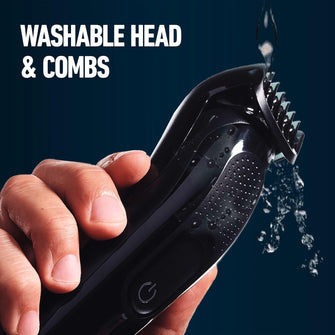 King C. Gillette Cordless Beard Trimmer Kit for Men, Electric Razor for Men with Lifetime Sharp Blades, Includes 3 Interchangeable Hair Clipper Combs - 4
