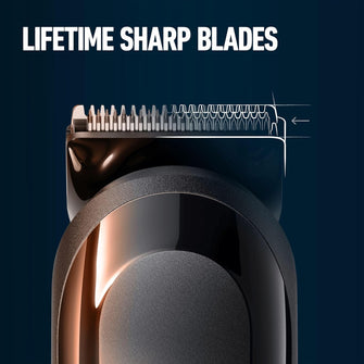 King C. Gillette Cordless Beard Trimmer Kit for Men, Electric Razor for Men with Lifetime Sharp Blades, Includes 3 Interchangeable Hair Clipper Combs - 3