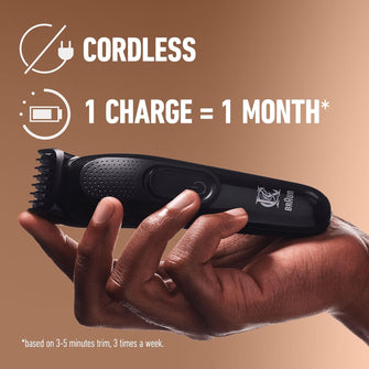 King C. Gillette Cordless Beard Trimmer Kit for Men, Electric Razor for Men with Lifetime Sharp Blades, Includes 3 Interchangeable Hair Clipper Combs - 5