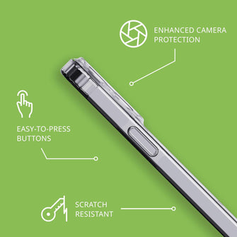 tech21 Evo Clear case Compatible with MagSafe for iPhone 15 Pro Max - Impact Protection Case - Clear - 2