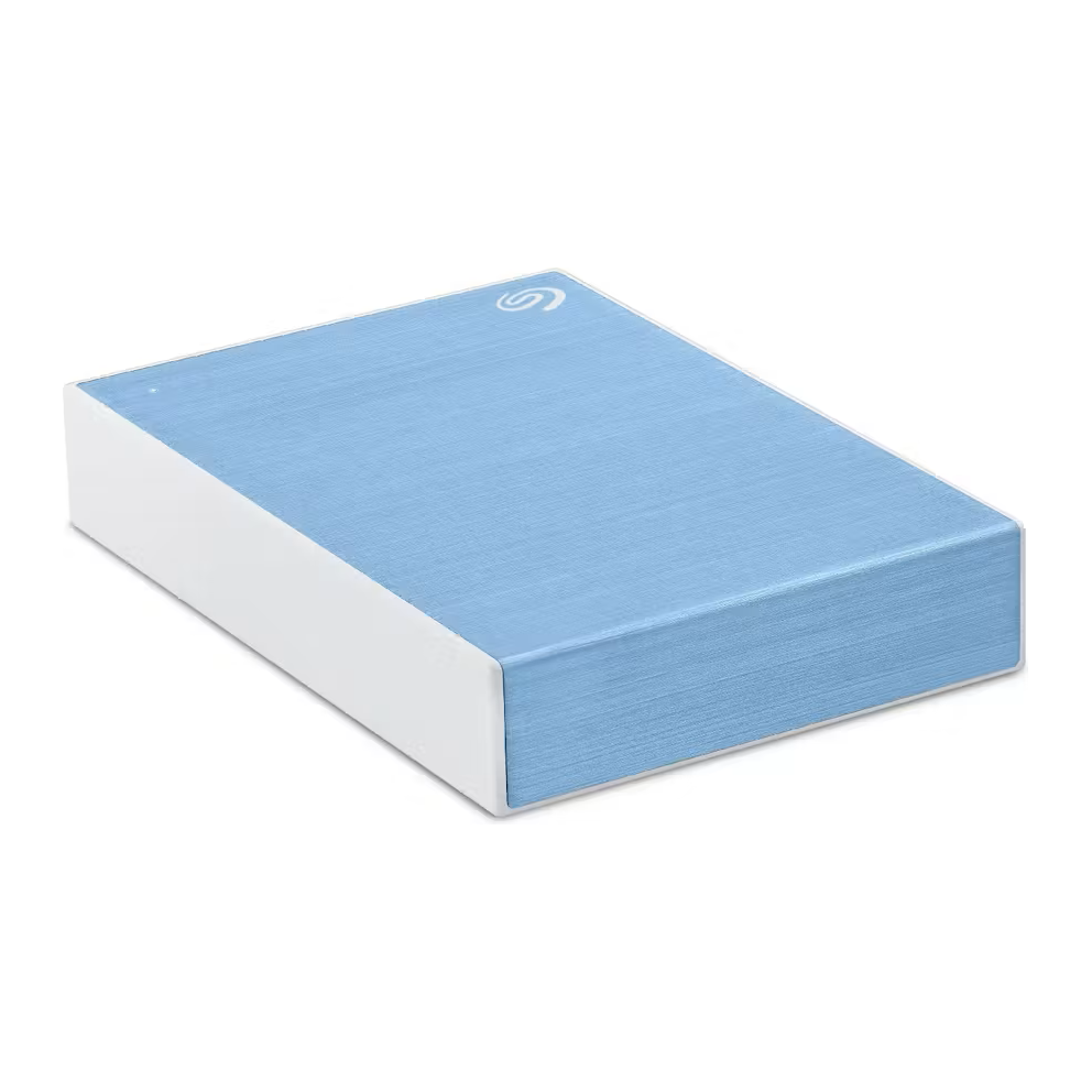 Seagate One Touch 5TB Portable Hard Drive with Password Protection - Light Blue - 4