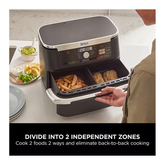NINJA Foodi FlexDrawer AF500UK 10.4L Dual Air Fryer - Black - 6