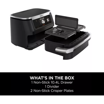 NINJA Foodi FlexDrawer AF500UK 10.4L Dual Air Fryer - Black - 9
