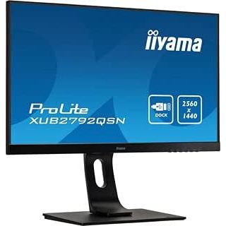 iiyama 27" IPS Monitor HDMI/DisplayPort, Speakers, Adjustable Stand XUB2792QSN - 2