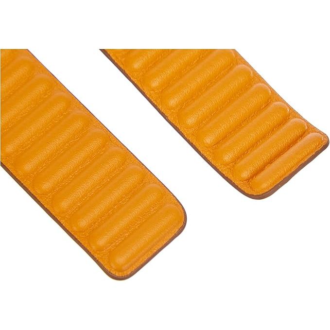 Apple Watch Strap Leather Link (44mm) - California Poppy - 2