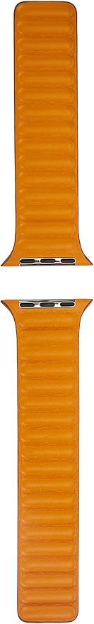 Apple Watch Strap Leather Link (44mm) - California Poppy - 3