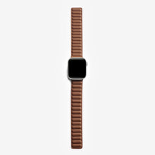 Apple Watch Strap Leather Link (40mm) - Saddle Brown - 1