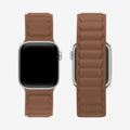Apple Watch Strap Leather Link (40mm) - Saddle Brown - 2