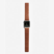 Apple Watch Strap Leather Link (40mm) - Saddle Brown - 3