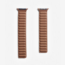 Apple Watch Strap Leather Link (40mm) - Saddle Brown - 4