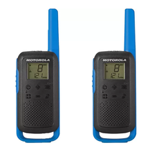 MOTOROLA TALKABOUT T62 Walkie Talkie - Twin Pack, Black & Blue - 1